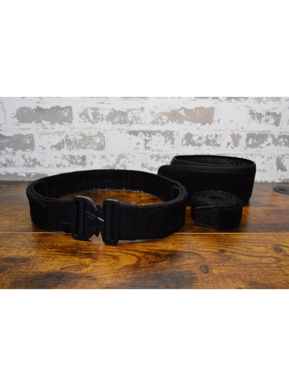 Tactical Battle Belt With Adjustable Fit Heavy-Duty Buckle Black size small